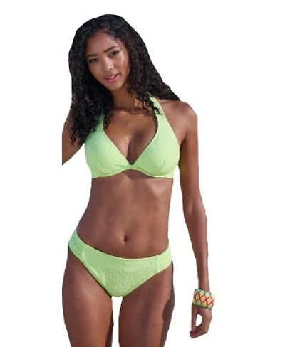 Textured Underwire Bikini Top Bottom