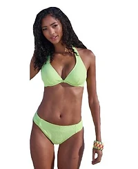Textured Underwire Bikini Top Bottom