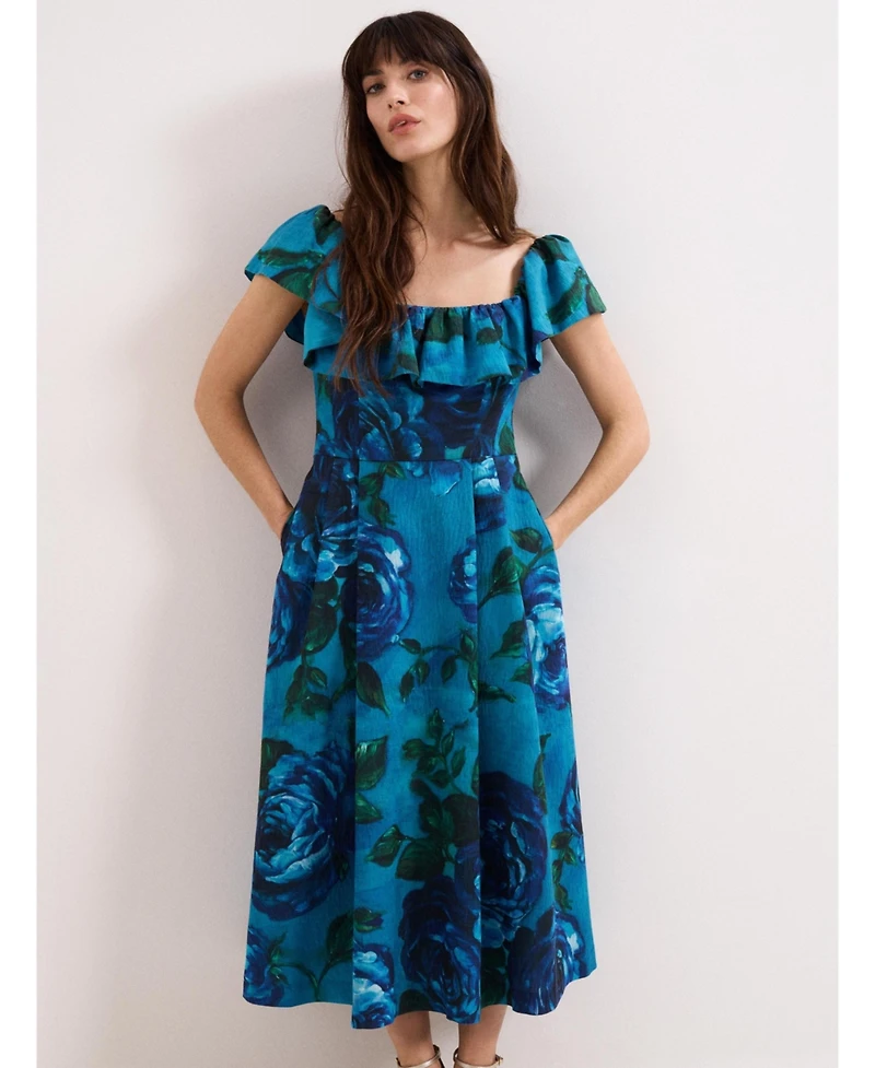 Phase Eight Women's Brianne Floral Midi Dress