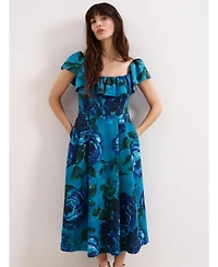 Phase Eight Women's Brianne Floral Midi Dress