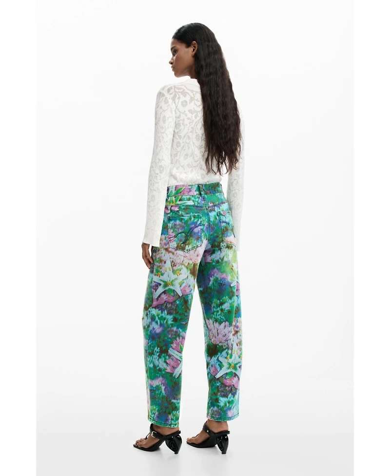Desigual Women's Wild Garden Trousers