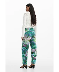Desigual Women's Wild Garden Trousers