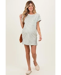 Sage Striped Materni