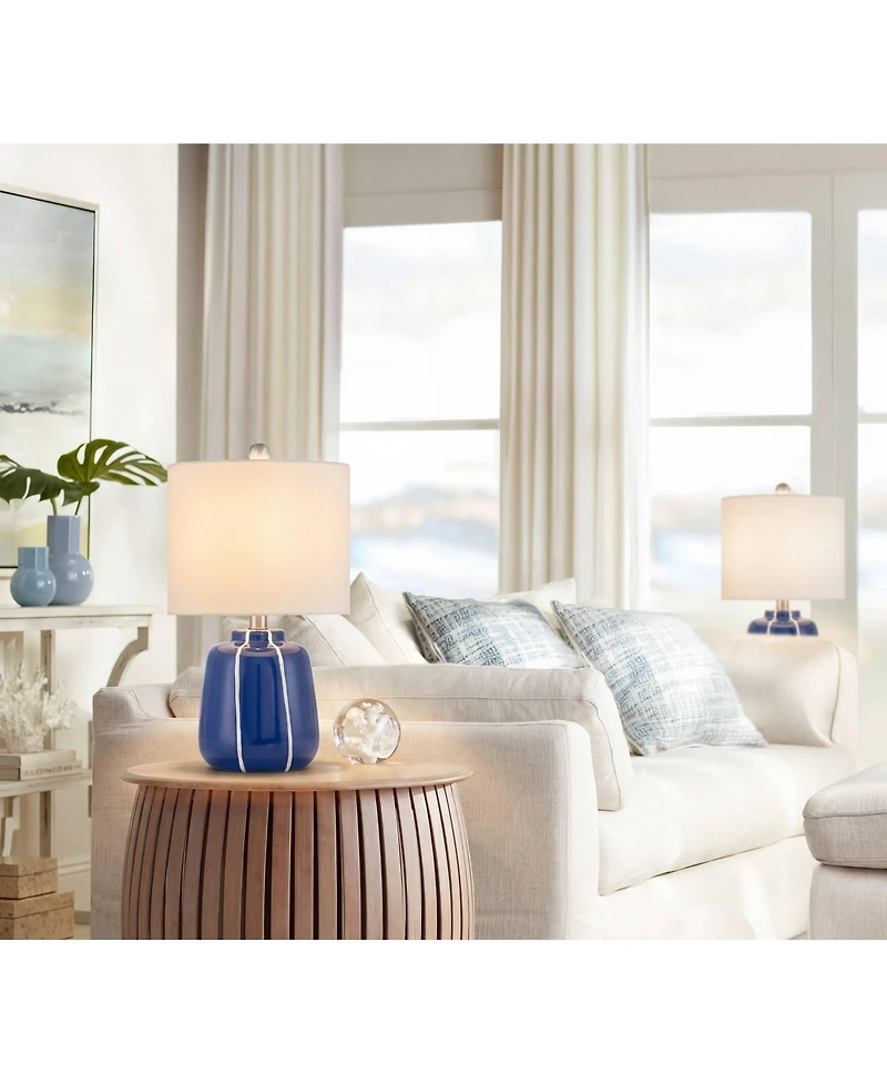 360 Lighting Quinn 18" High Ceramic Table Lamp Set of 2