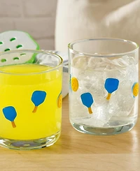 The Wine Savant Pickleball Paddle Glasses, Set of 2