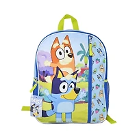 Bluey piggybacking Bingo Nylon Kids 16" School Backpack for Girls and Boys