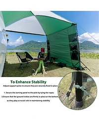 Naturehike Lightweight Car Side Tent for Suv Camping Vehicle Awning Truck Canopy Car Tent for Van Mpv Rv Jeep Outdoor Travel