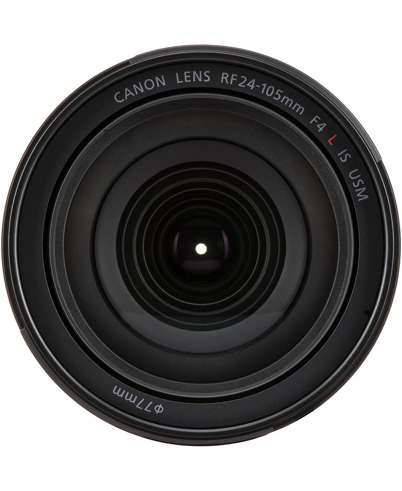Canon Rf 24-105mm 4 L Is Usm Lens Bundle with 77mm Uv, Cpl, Nd, and Vnd Filters, Soft Case, Lens Cleaner, Cleaning Kit, Universal Cap Tether