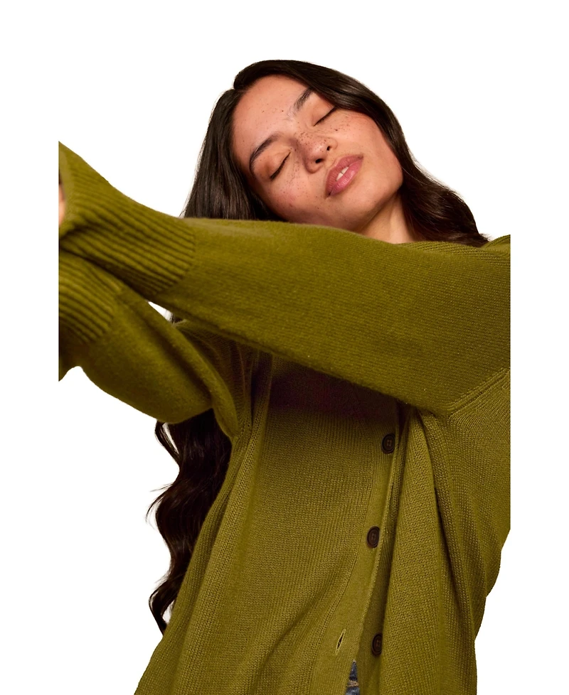 Celtic & Co. Women's Drop Shoulder Slouch Cardigan