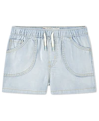 Levi's Girls' Toddler 2T-5T Denim Parachute Shorts