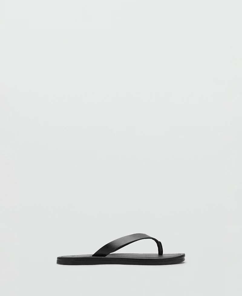Mango Men's Leather Straps Sandals
