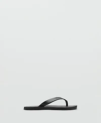 Mango Men's Leather Straps Sandals