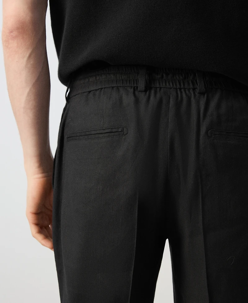 Mango Men's Drawstring Slim-Fit Pants