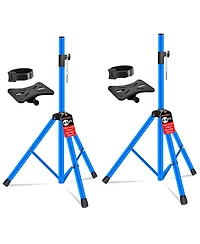 5 core Speaker Stands Pair Adjustable 54 Inch Tripod 132 lbs Capacity 35mm Mount for Dj Pa Use