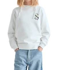 Scalpers Big Girls sweatshirt with garden motif