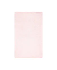 Hudson Baby Girl Cotton Poly Flannel Burp Cloths 10-Pack, Outline Floral Soft Pink, One Size