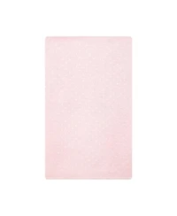 Hudson Baby Girl Cotton Poly Flannel Burp Cloths Bundle 12-Pack, Tiny Rose, One Size
