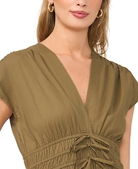 CeCe Women's V-Neck Maxi Dress