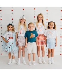 Sweet Wink Girls Usa Sequin Stars Cape