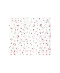 Hudson Baby Girl Cotton Poly Flannel Receiving Blankets 4-Pack, Wispy Wild Flower Bunny, One Size