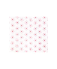 Hudson Baby Girl Cotton Poly Flannel Receiving Blankets Bundle 7-Pack, Happy Strawberries, One Size