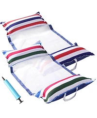 Gnuadz 2 pack Pool Hammock Float Inflatable Water Lounger