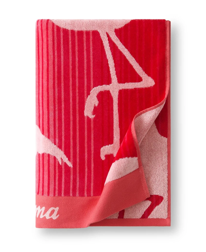 Tommy Bahama Flamingo Sunrise Yarn Dyed Beach Towel, 36" x 68"