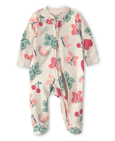 Carter's Baby Girl's Butterfly Snug Fit Sleep & Play