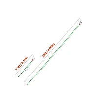 Sugift Manual Pole Saw 3.87-27 feet Extendable Pole Tree Pruner with Scissors
