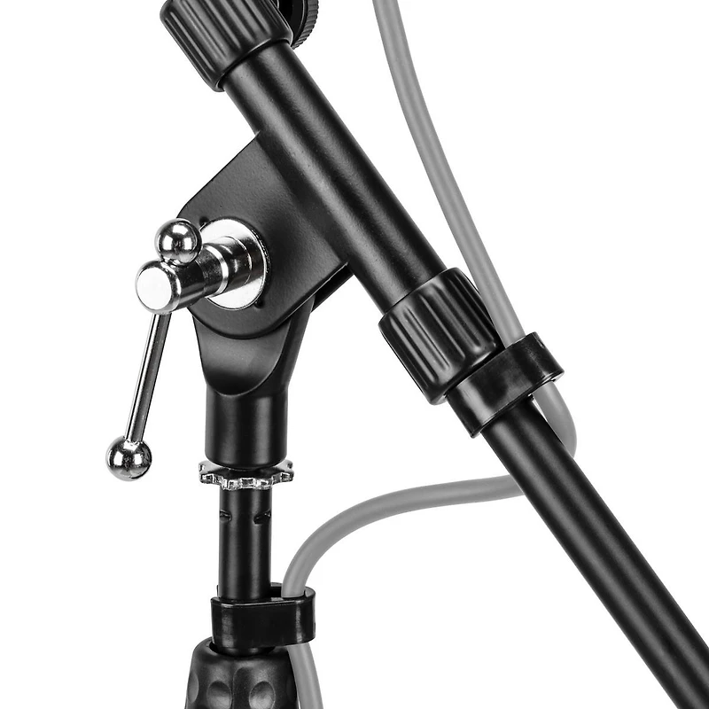 Behringer Ultravoice XM8500 Dynamic Cardioid Vocal Microphone, Bundle with 25' Xlr Cable and Tripod Stand, 3-Pack