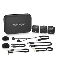 Behringer Go Cam Wireless 2 Digital Dual Clip-On Microphone System for Content Creators