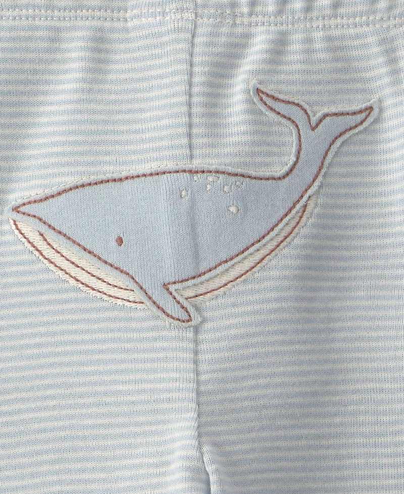Carter's Baby Boy's Whale Bodysuit & Pant 3-Piece Set