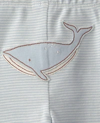 Carter's Baby Boy's Whale Bodysuit & Pant 3-Piece Set