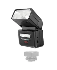 Flashpoint iT32 Compact R2 Ttl Mini Camera Flash with Detachable Magnetic X5-l Interchangeable Hot Shoe Module and Wireless Trigger