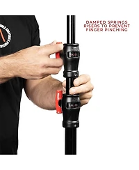 Shape 65" 3-Section Aluminum C-Stand with 20" Arm and Grip Head
