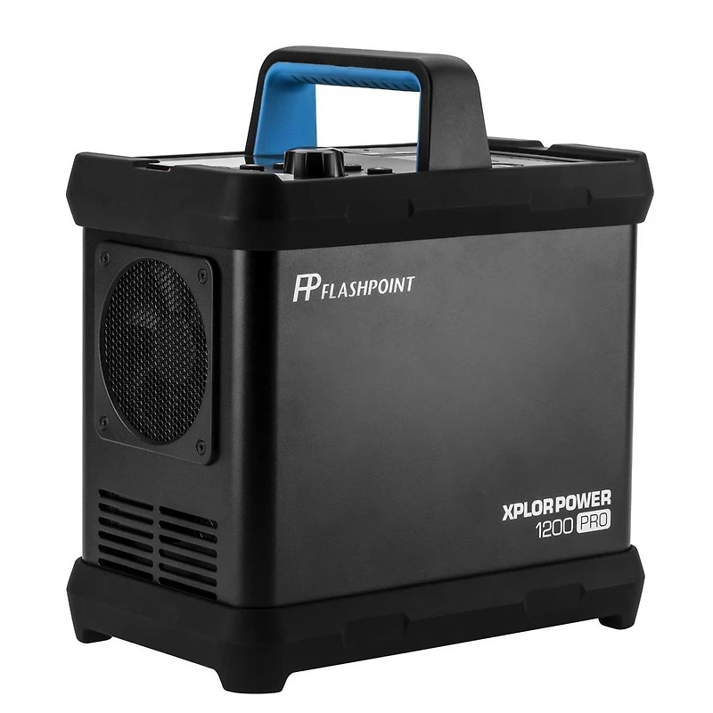 Flashpoint Xplor Power 1200 Pro R2 Ttl Flash Strobe Light with 36V/2600mAh 96.6 Li-Ion Battery, 1200WS Studio Light with Cob Led Modeling Lamp
