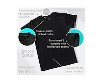 Kpop Demon Hunters Girls Huntrx Black Crew Neck Short Sleeve Tee-Small