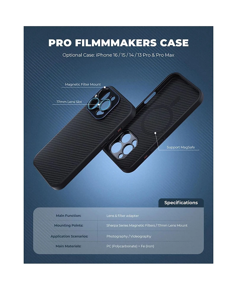 Freewell Pro Filmmaker Case for iPhone 13 Pro