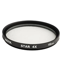 Hoya 49mm Creative Star 4X Cross Screen Glass Filter