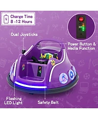 Mecale 12V Electric Ride On Car with Remote Control and Flashing Led Lights