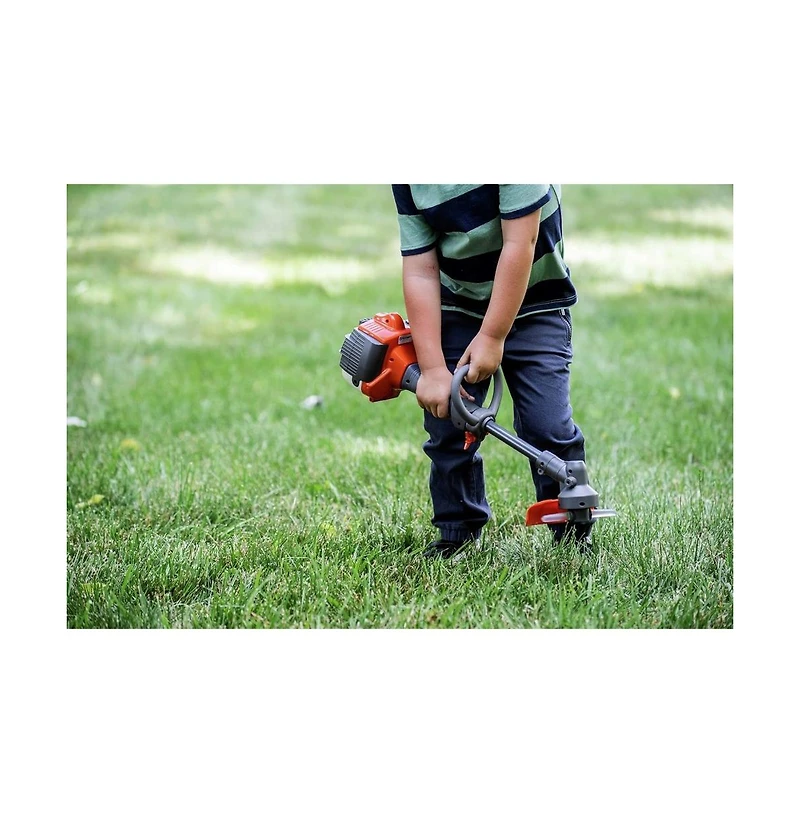Husqvarna Toy Trimmer and Weed Eater with Realistic Sounds Light-Up Line for Kids Ages 3 Up