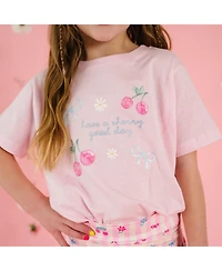 Sweet Wink Baby Girls Cherry Good Day Short Sleeve T-Shirt