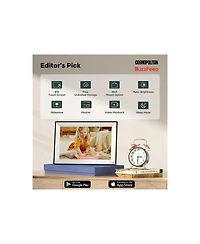 Cozyla 10.1" Wxga Wi-Fi Rechargeable Touchscreen Digital Picture Frame