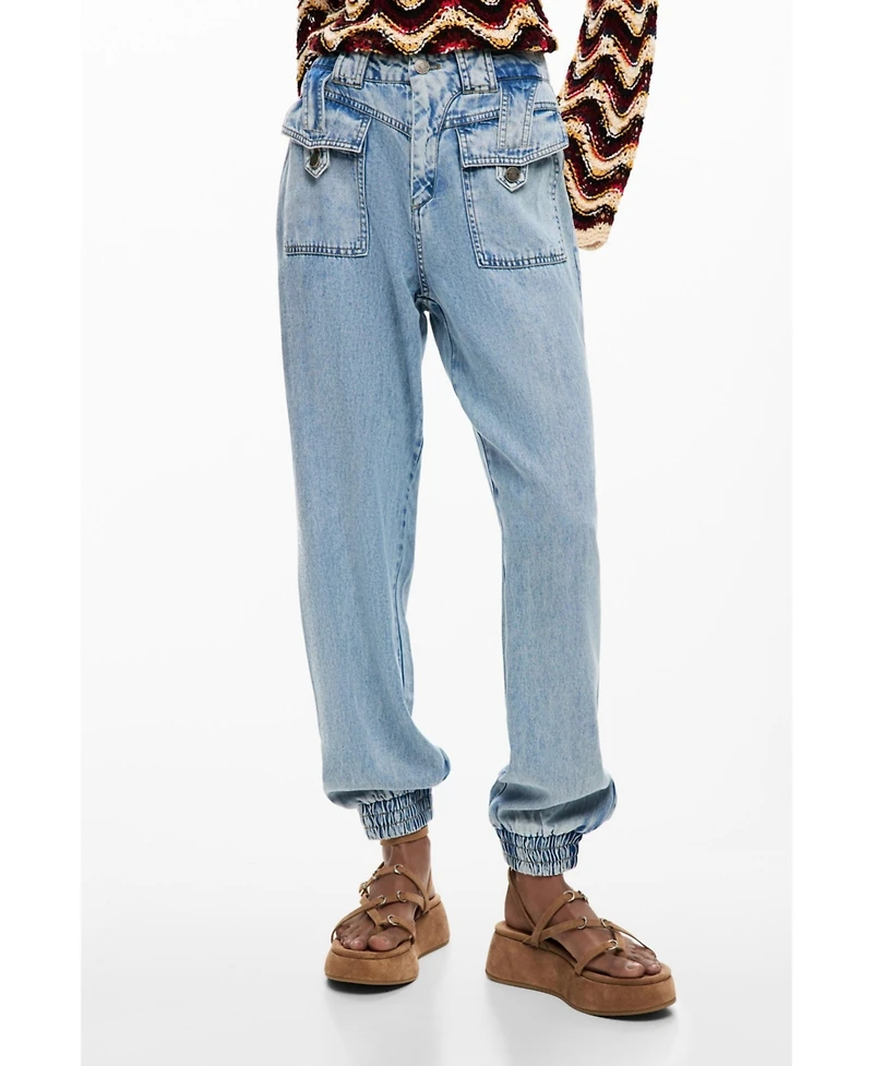 Desigual Women's Jogger denim pants
