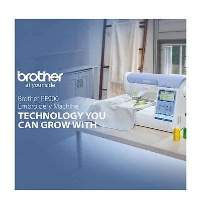 Brother Elite PE900 Large Embroidery Machine with Wireless Lan Bundle (5 Items)