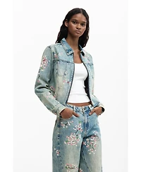 Desigual Women's Floral jeans