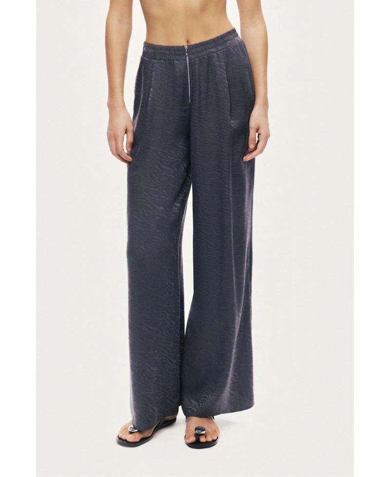 Nocturne Women's Fluid Straight-Leg Pants