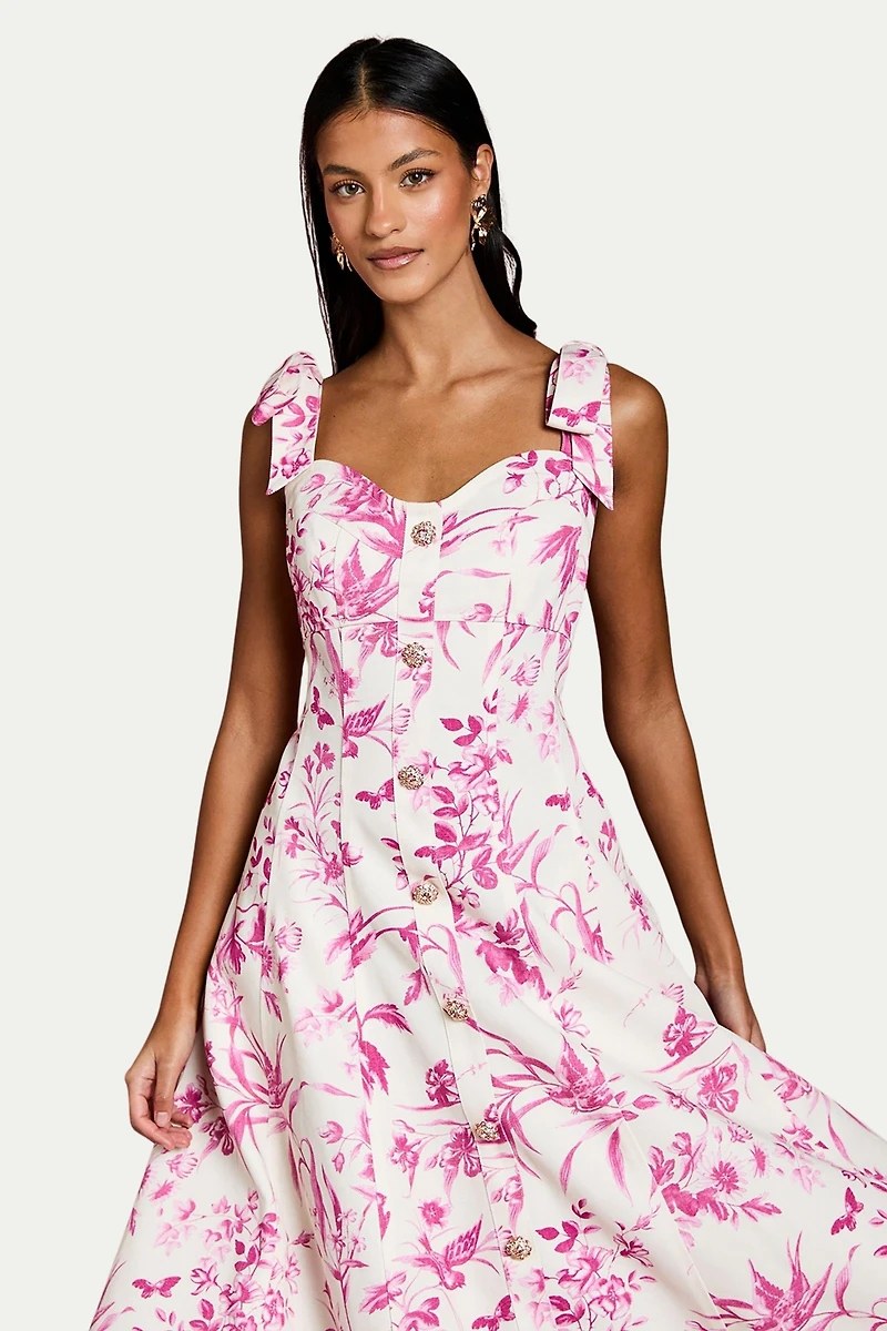 Coast Women's Panelled Fit And Flare Midi Dress