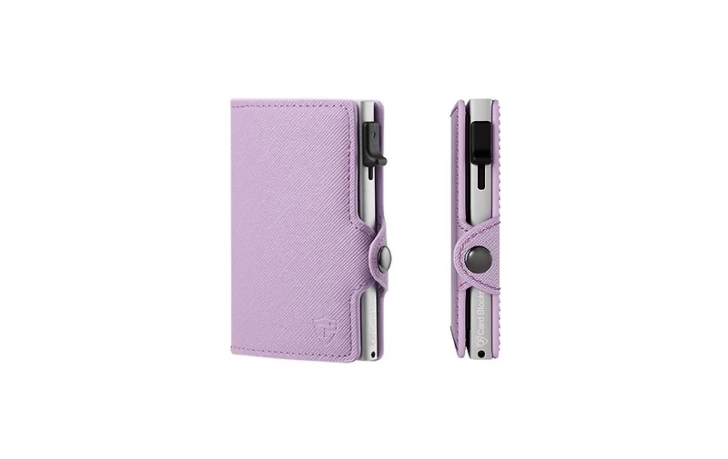 Conceal Plus Rfid Pop Up Wallet for Women - Slim Minimalist Credit Card Holder (4-6 Capacity) Aluminum Metal Case