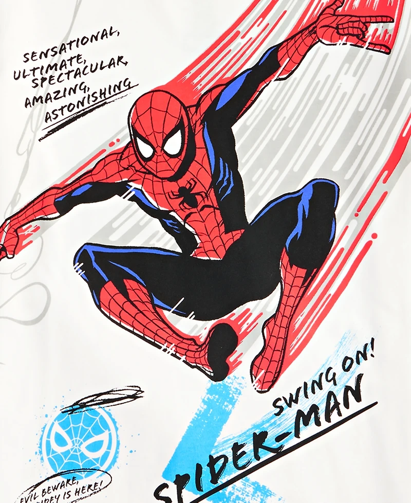 Epic Threads Big Boys Swing On Spider-Man Graphic T-Shirt, Macy's Exclusive